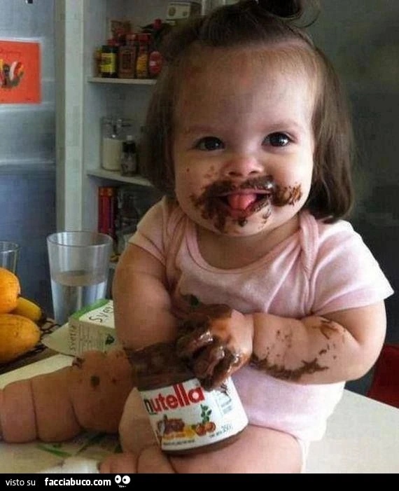 alla bimba piace la nutella