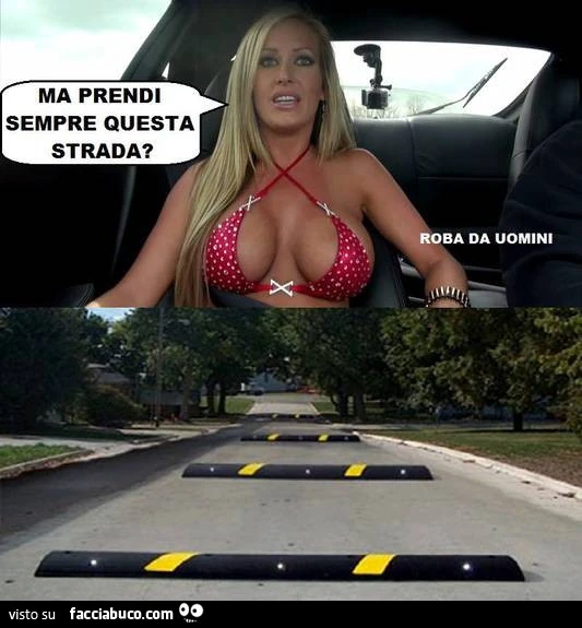 Ma prendi sempre questa strada?