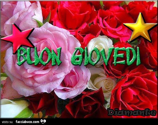 Buon Giovedì con tanti fiori - Facciabuco.com