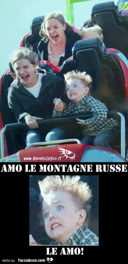amo le montagne russe... le amo!
