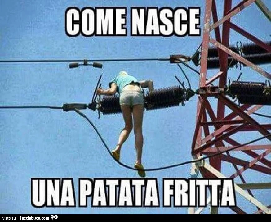 Come nasce una patata fritta