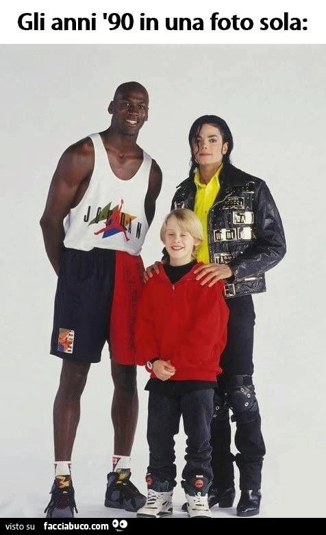 gli anni 90 in una foto sola
