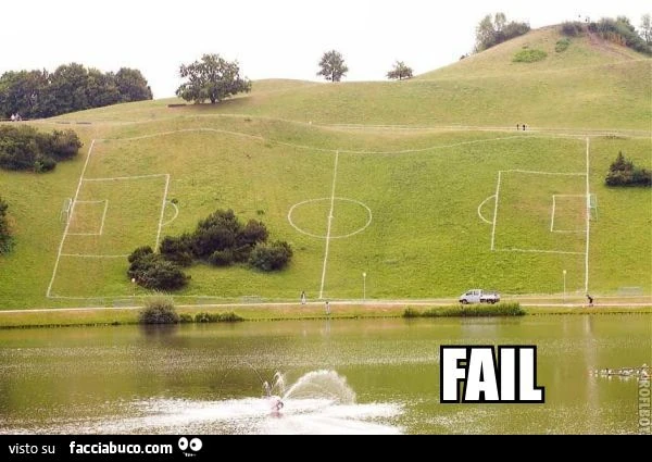 campo di calcio impossibile
