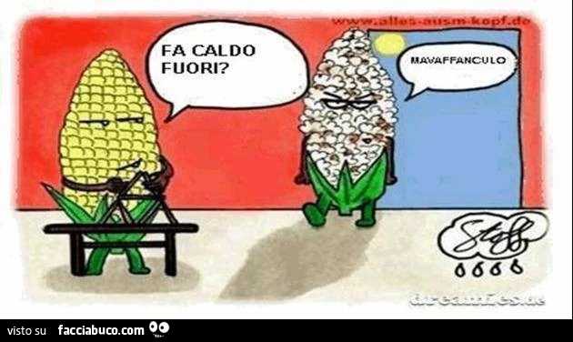 Fa caldo fuori? Mavaffanculo