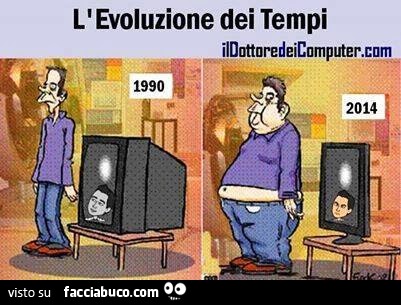 L'evoluzione dei tempi. 1990 vs 2014