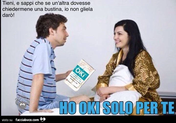 Ho oki solo per te