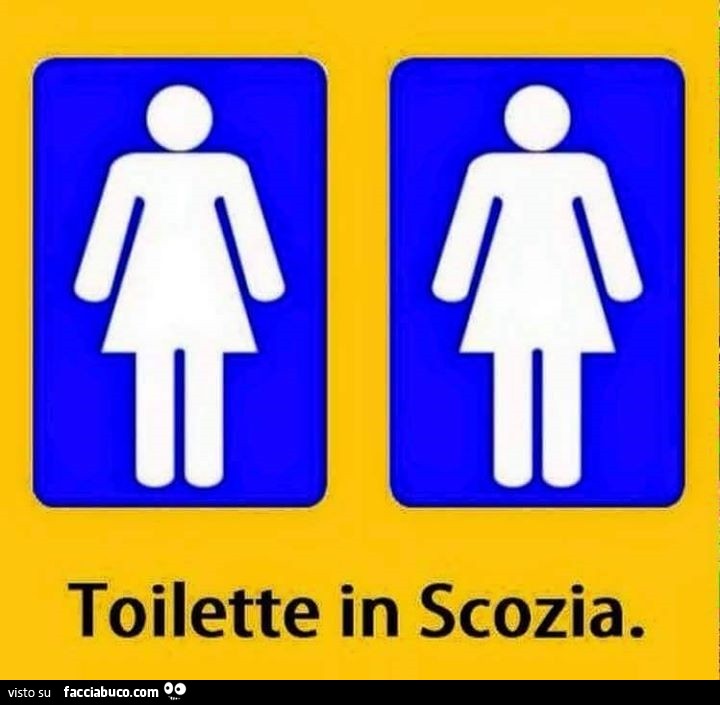 Toilette in Scozia