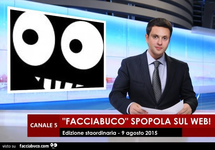 facciabuco spopola sul web