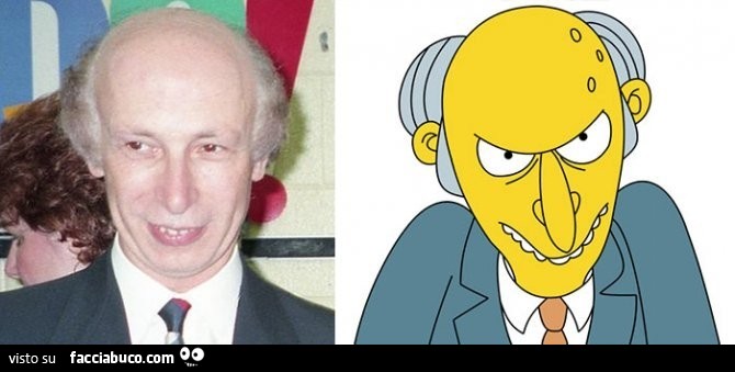 Mr. Burns dei Simpson nella realtà