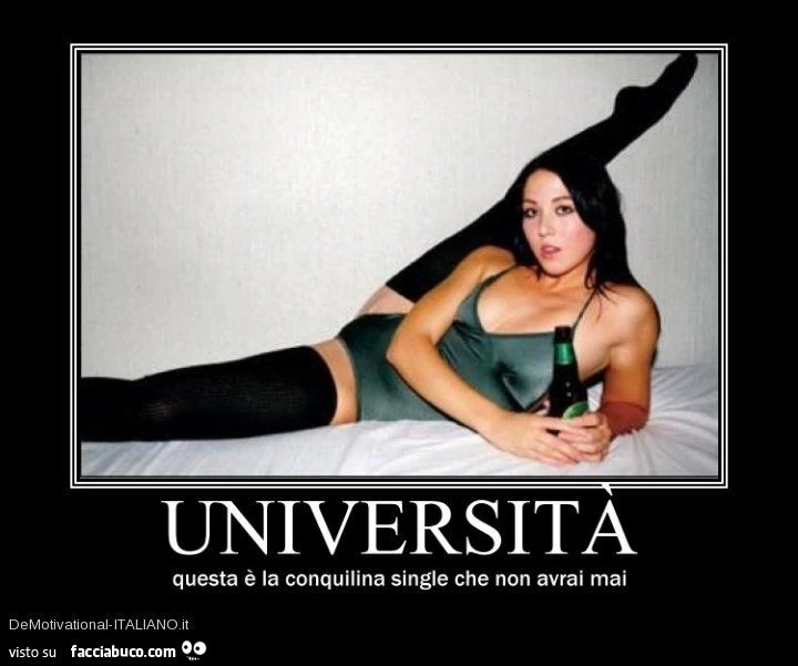 università questa è la coinquilina single che non avrai mai