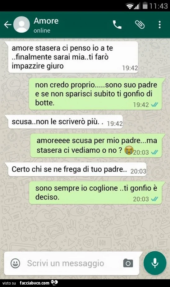 Amore stasera ci penso io a te, finalmente sarai mia. Ti farò impazzire giuro