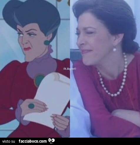 Lady Tremaine (la matrigna di Cenerentola) come Donna Francisca