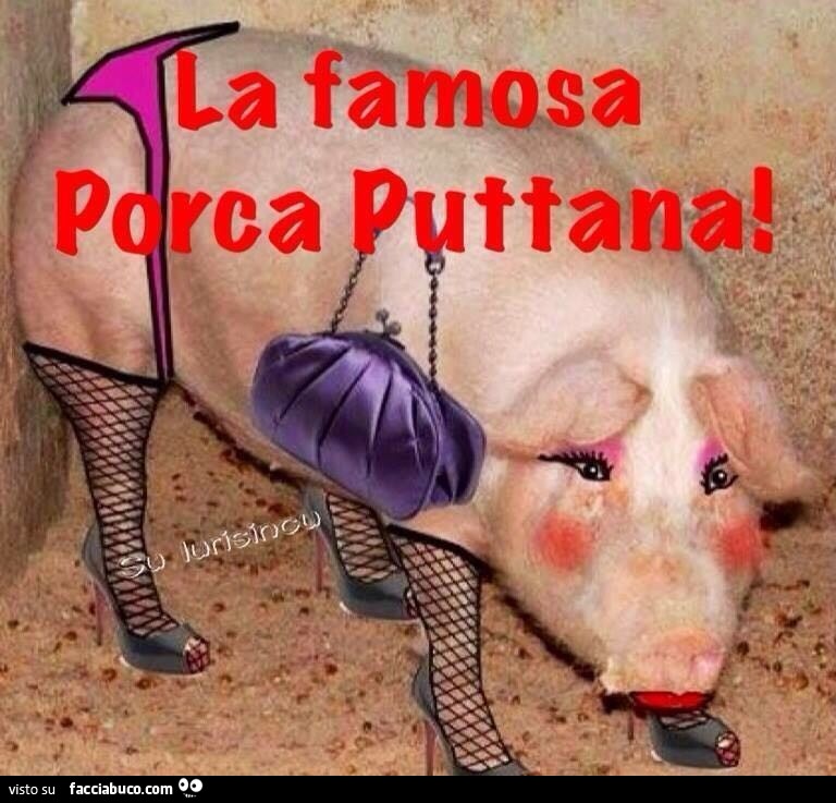 La famosa porca puttana