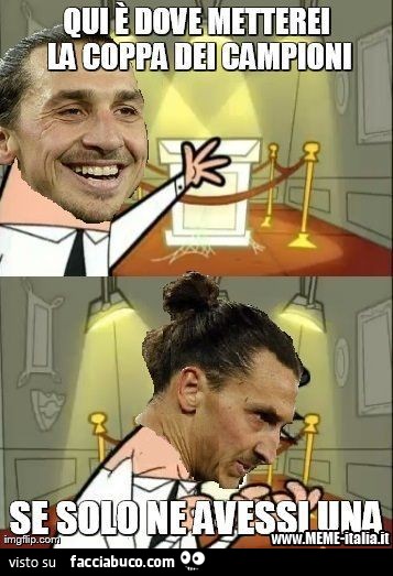 Zlatan Ibrahimovic: qua è dove metterei la coppa dei campioni, se solo ne avessi una