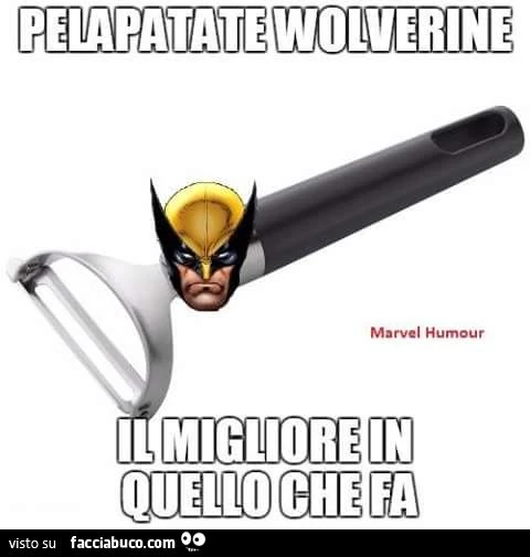Pelapatate Wolverine, il migliore in quello che fa