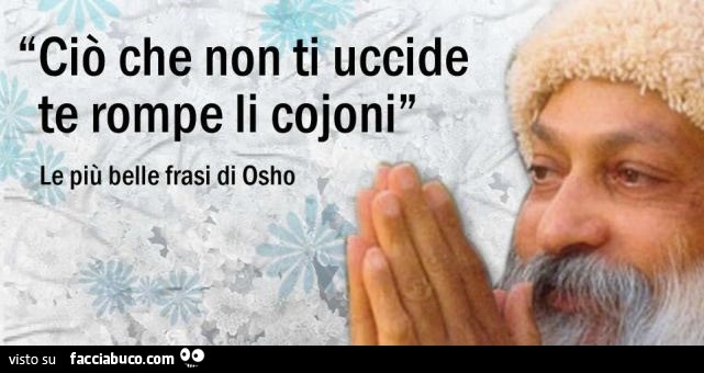 Ciò Che Non Ti Uccide Ti Stronzifica