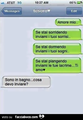 Amore mio se stai sorridendo inviami i tuoi sorrisi, se stai dormendo inviami i tuoi sogni