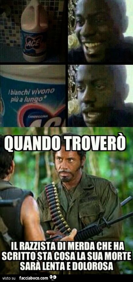 Ace: i bianchi vivono più a lungo