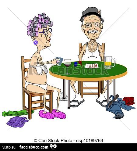 Streap Poker tra vecchi