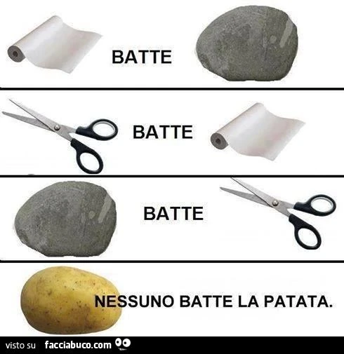Nessuno batte la patata