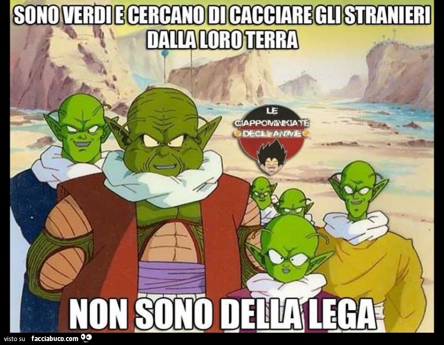Sono verdi e cercano di cacciare gli stranieri dalla loro terra. Non sono della lega